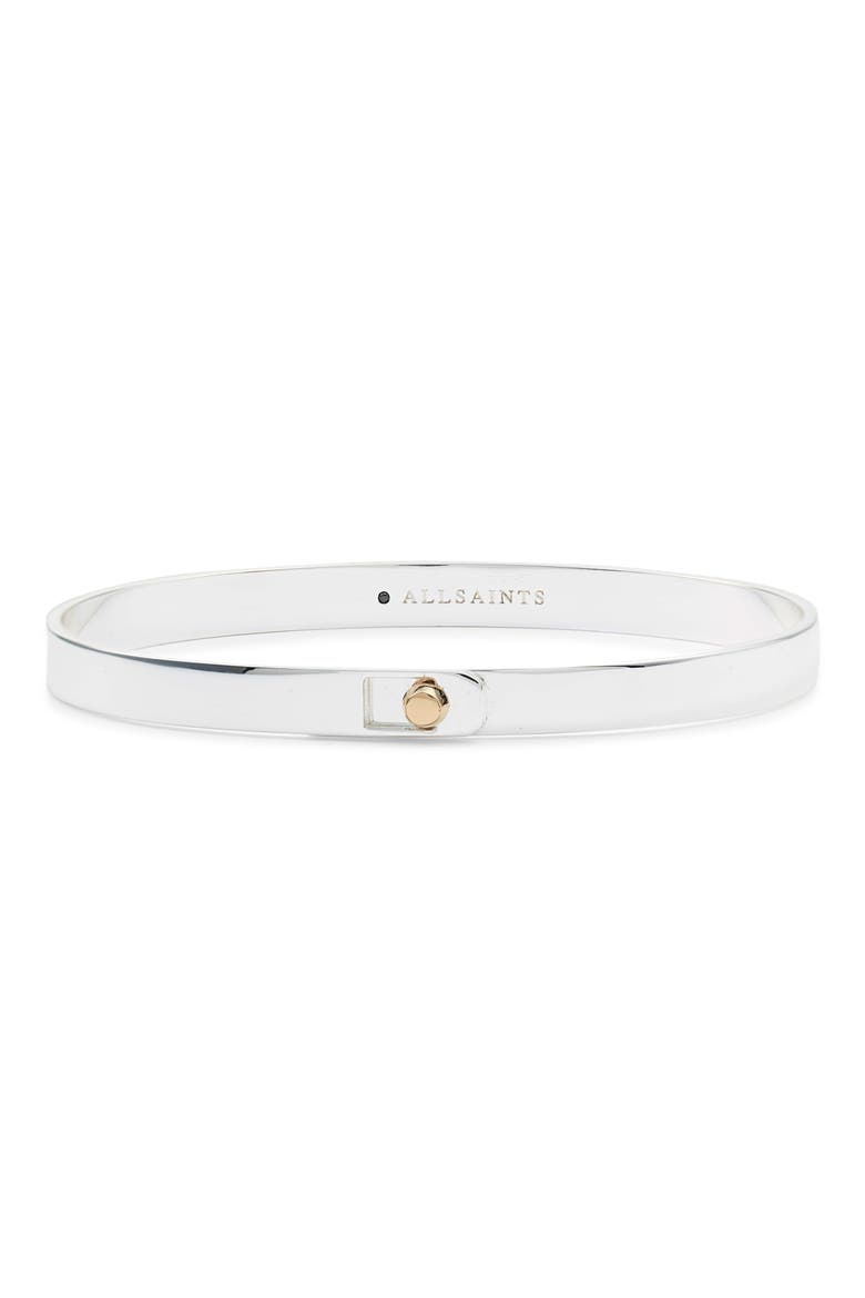Punk Stud Bangle (Nordstrom Exclusive), Main, color, SILVER/ GOLD