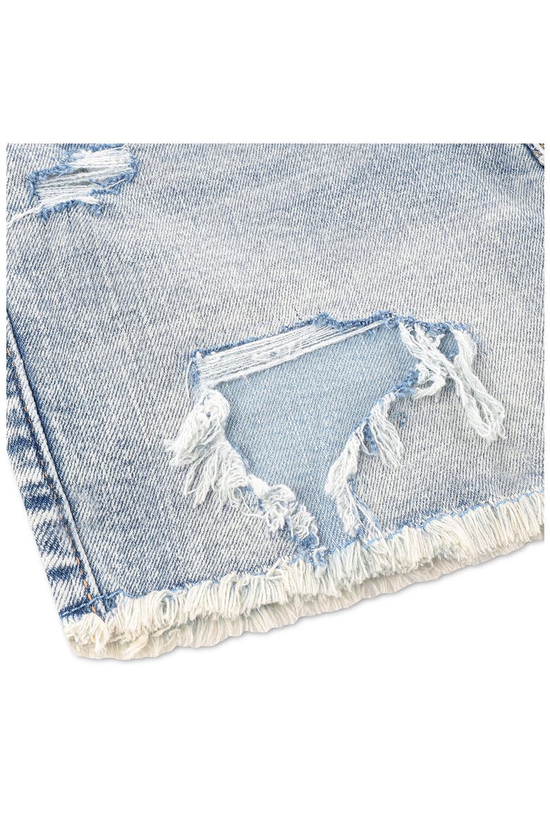 Kids' Destroyed Cutoff Denim Shorts, Alternate, color, LAGOON DESTROY