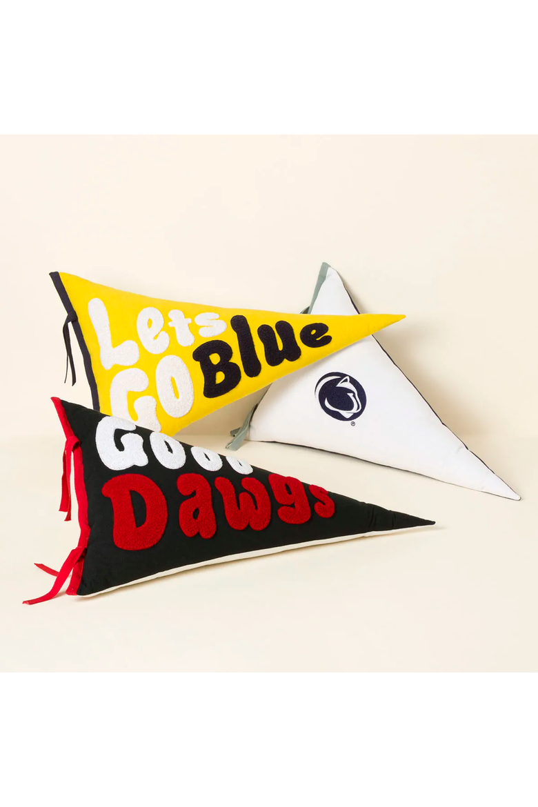 Your College Cheer Pennant Pillow, Alternate, color, Ohio State University