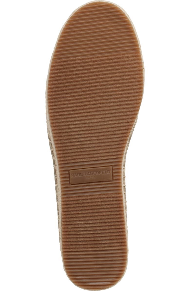 KARL LAGERFELD PARIS Manika Espadrille Slip-On Sneaker, Alternate, color,