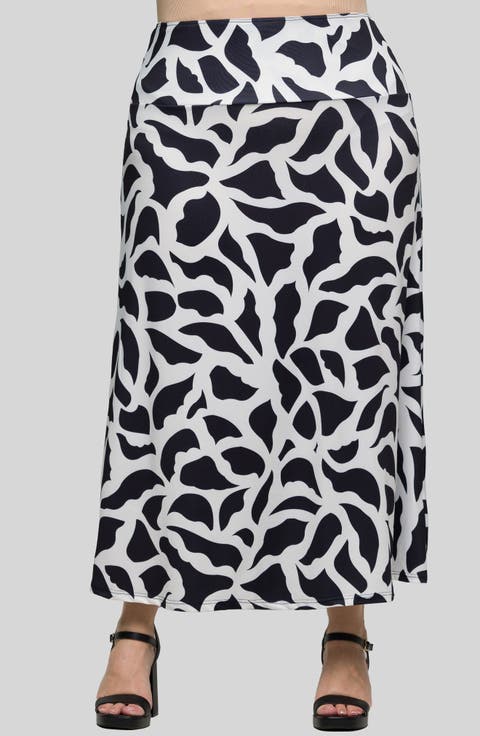 Pull-On Maxi Skirt (Plus)