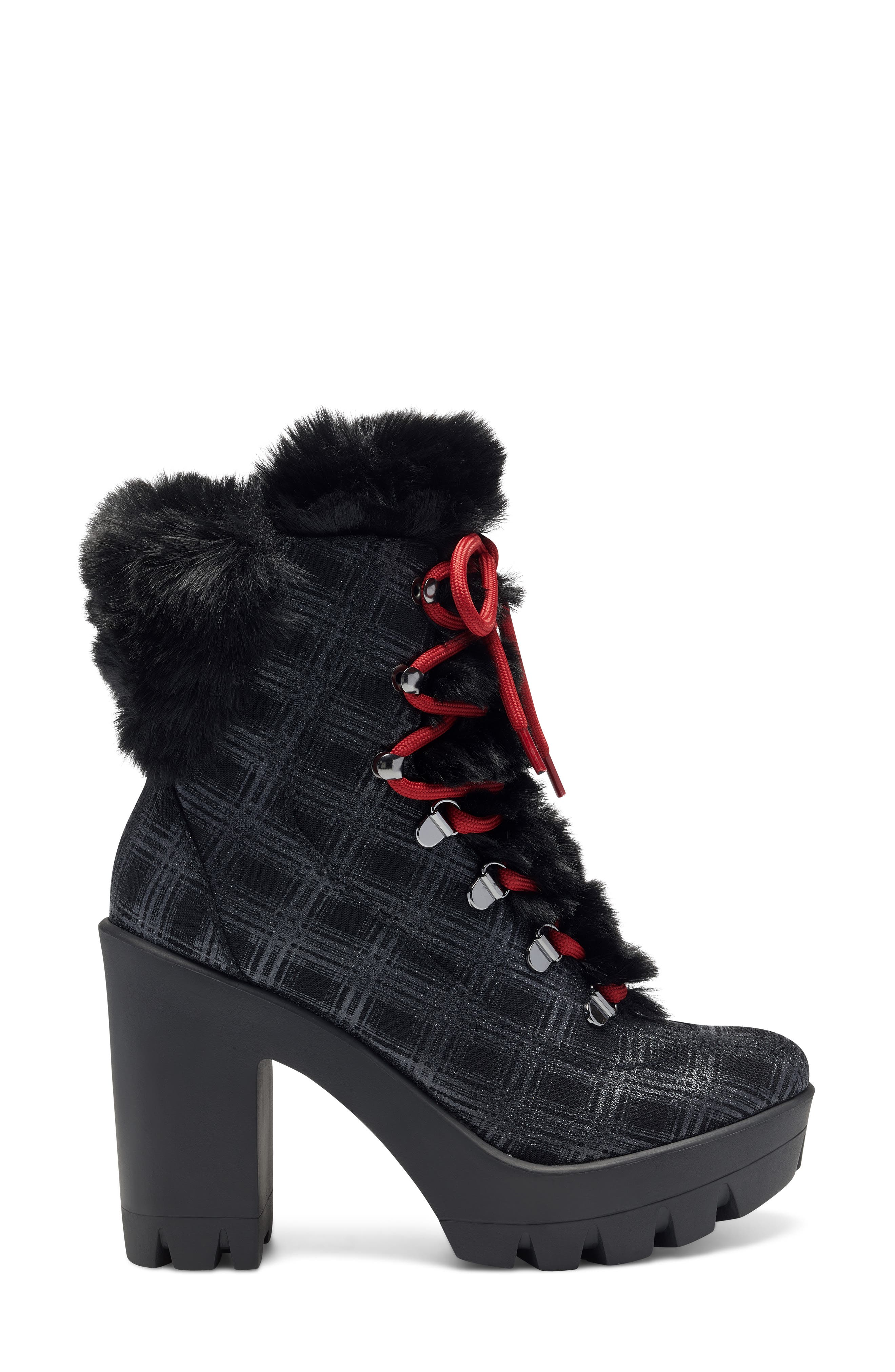 Mikah Bootie, Alternate, color, BLACK FABRIC