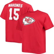 FANATICS Men's Fanatics Branded Patrick Mahomes Red Kansas City Chiefs Big & Tall Player Name & Number T-Shirt