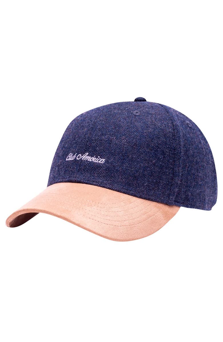 FAN INK Men's Fan Ink  Navy/Tan Club America Noble Adjustable Hat, Alternate, color, 