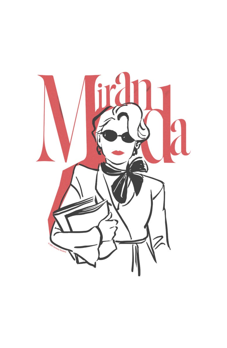 The Devil Wears Prada 2 Men's The Devil Wears Prada 2 Chic Miranda Graphic T-Shirt, Alternate, color, White