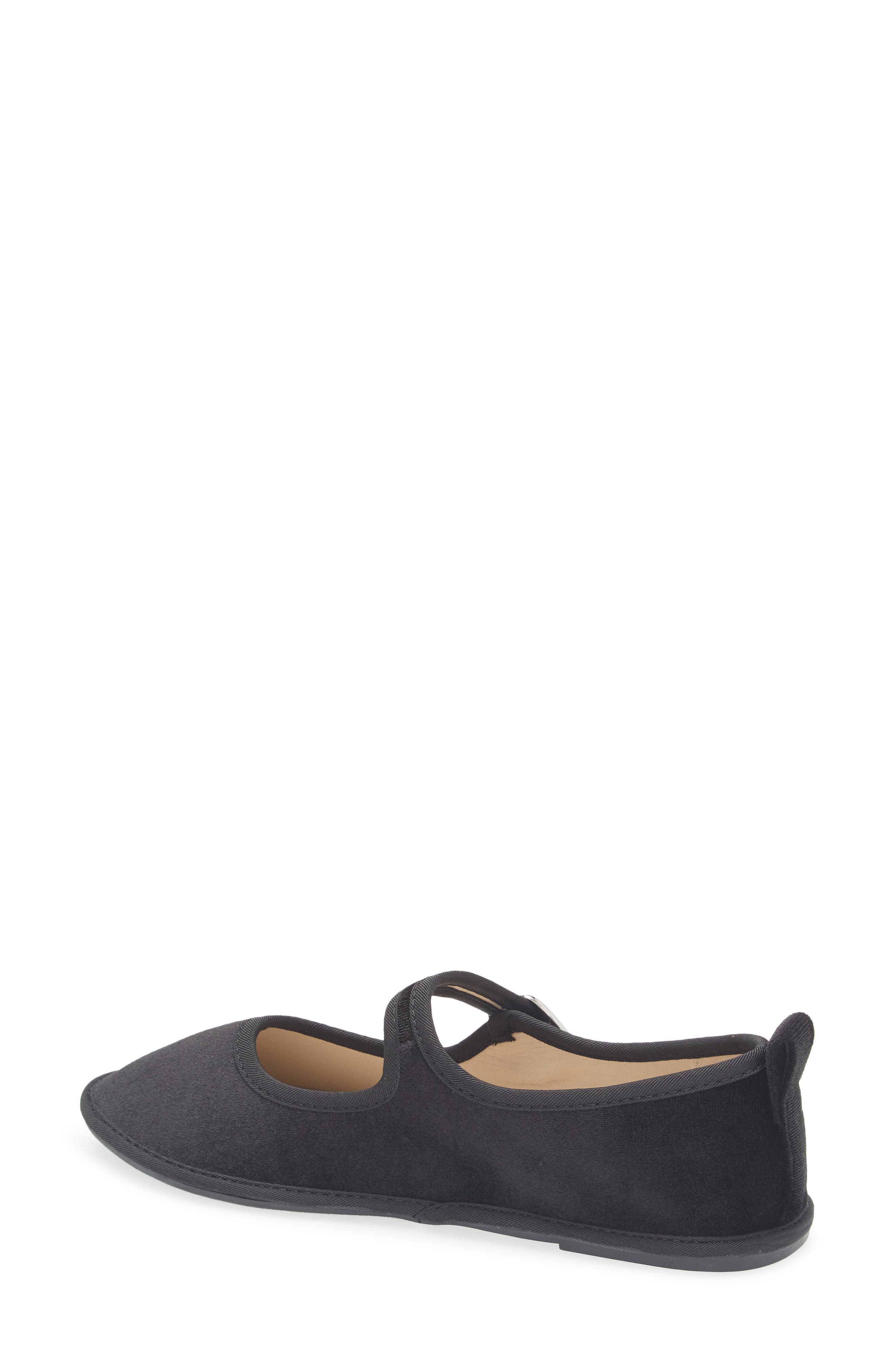 Tahari Velvet Mary Jane Flat, Alternate, color, 