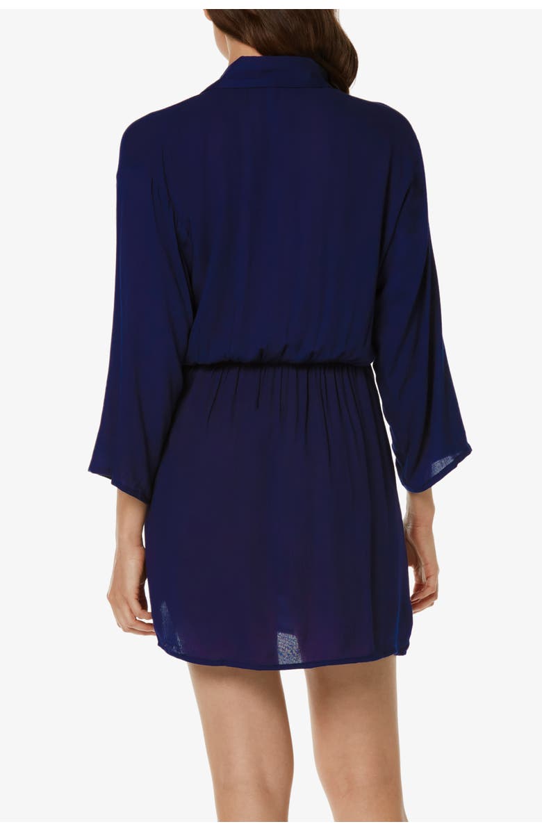 HELEN JON Monaco Wrap Dress, Alternate, color, Navy