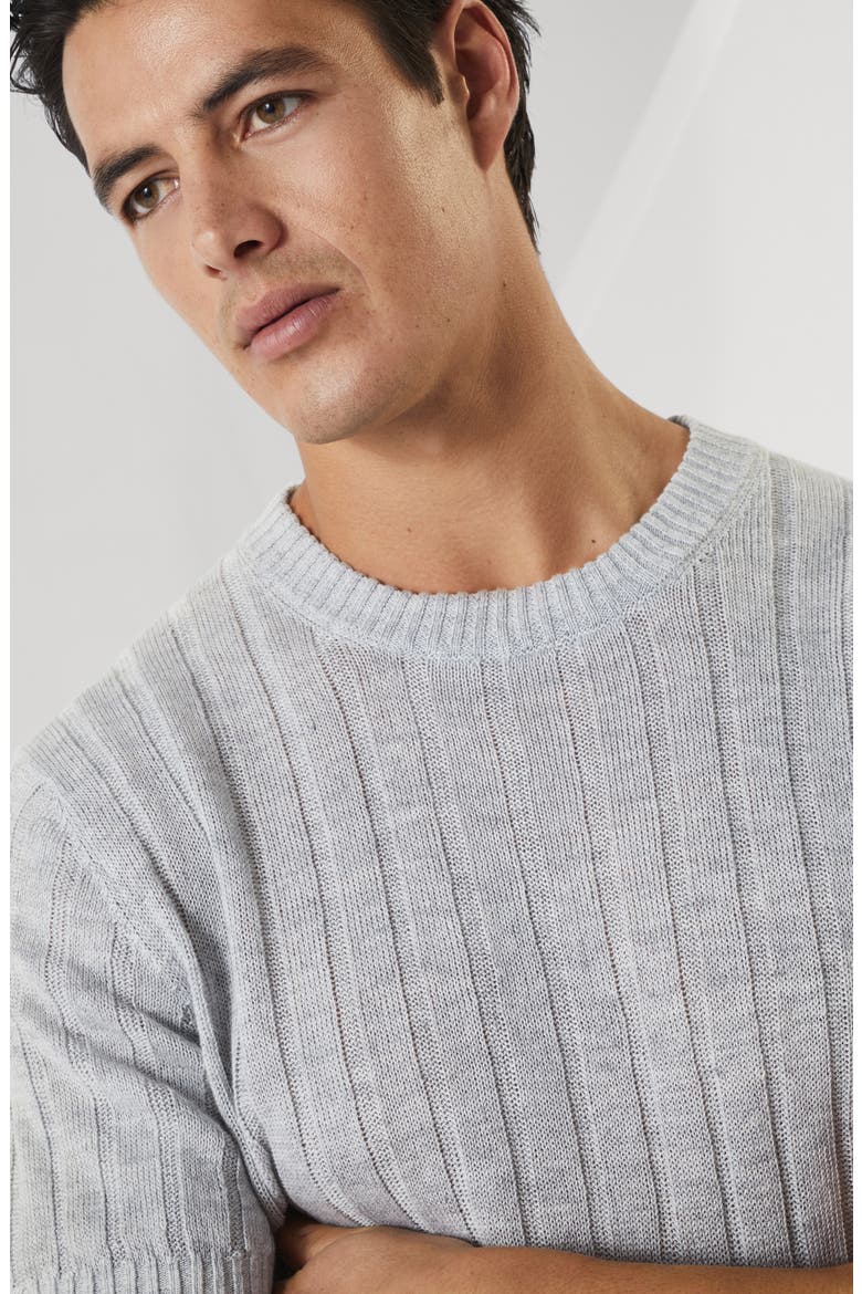 Knit T-shirt, Alternate, color, Fog