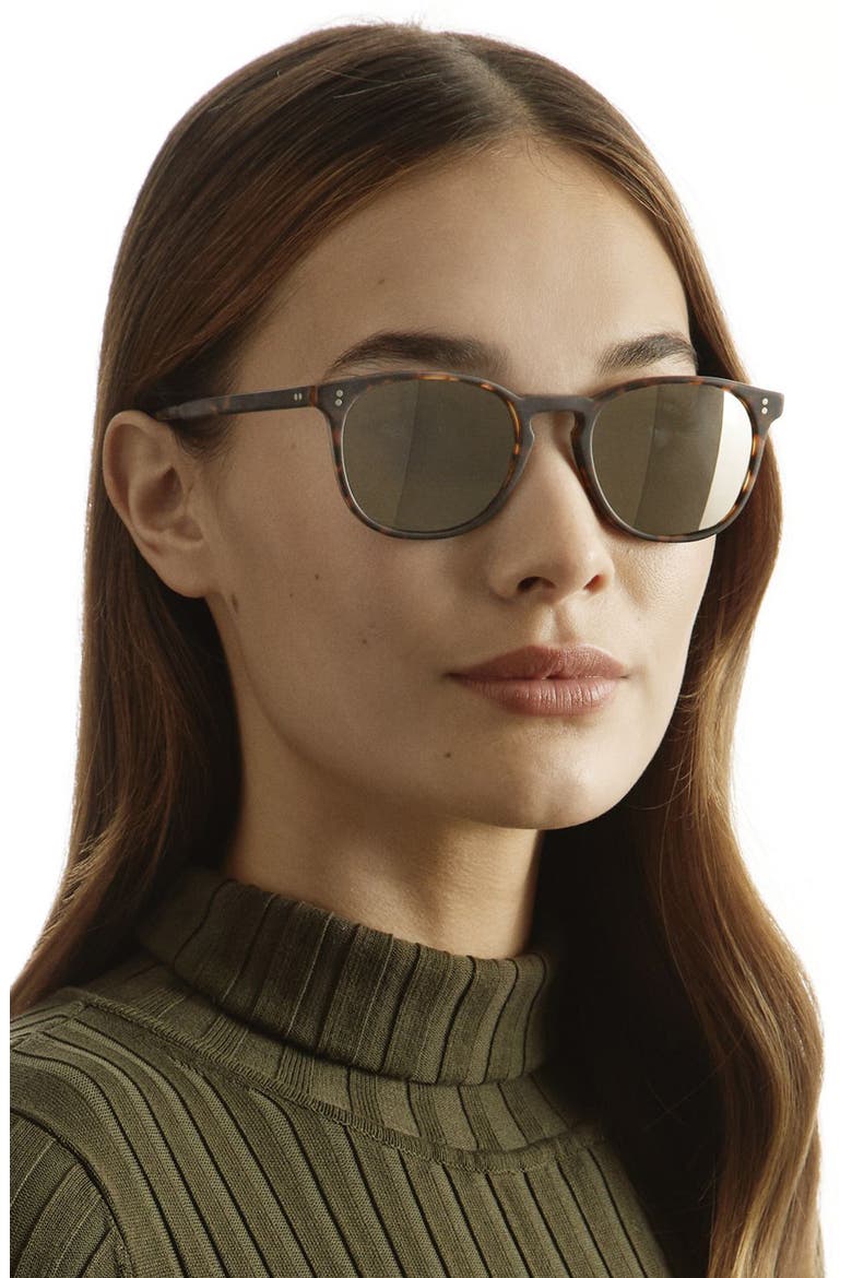 'Finley' 51mm Polarized Sunglasses, Alternate, color, BROWN/ TORTOISE/ GOLD POLAR