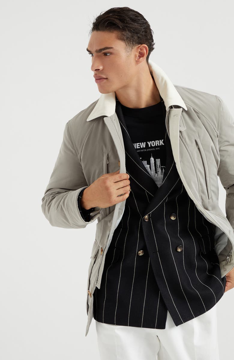 Brunello Cucinelli Water-resistant parka, Alternate, color, 