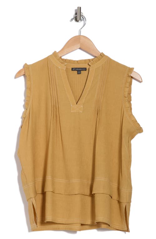 ADRIANNA PAPELL ADRIANNA PAPELL STITCHED TIERED TANK