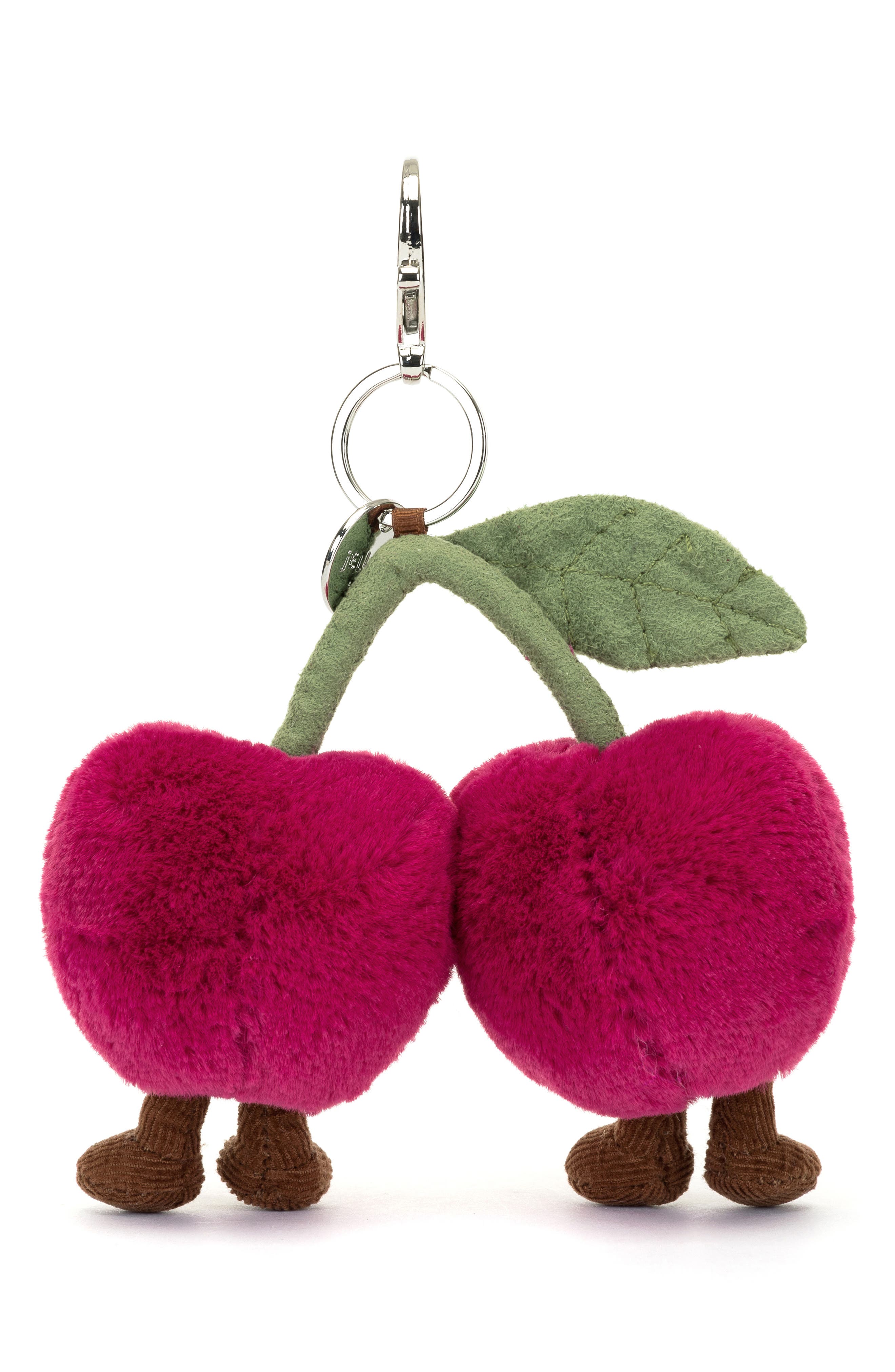 Amuseables Cherries Bag Charm, Alternate, color, RED