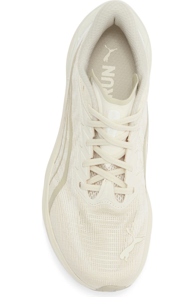 PUMA Deviate Nitro 4 Running Shoe, Alternate, color, Alpine Snow/ Warm White