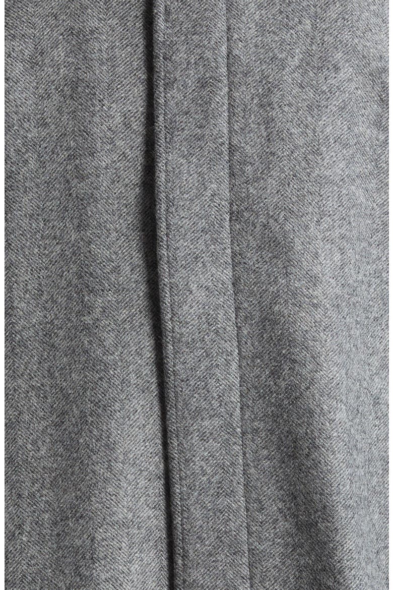 Heritage Herringbone Wool Coat, Alternate, color, GREY