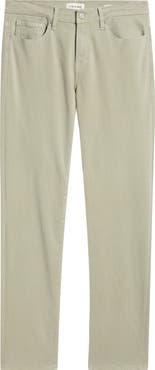 FRAME L'Homme Slim Fit Five-Pocket Twill Pants