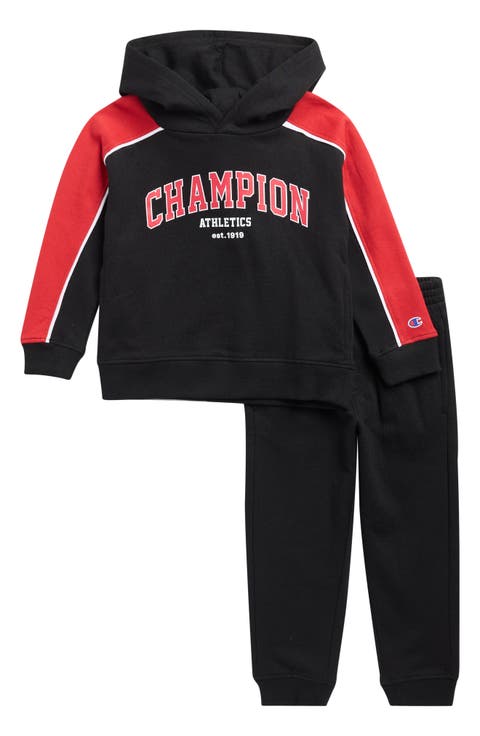 Colorblocked Graphic Hoodie & Joggers Set (Toddler)