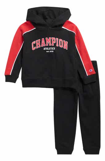 Champion Colorblocked Graphic Hoodie & Joggers Set