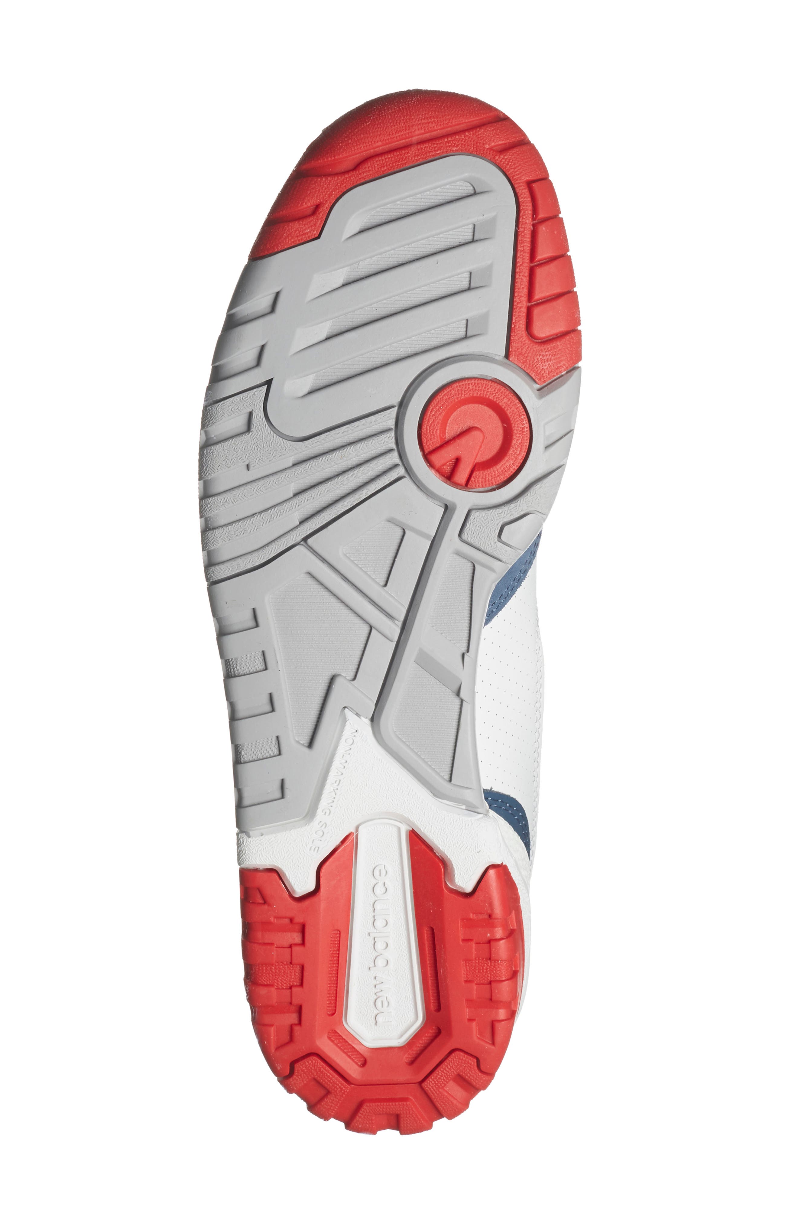 New Balance 550 Basketball Sneaker, Alternate, color, White/ Vintage Indigo