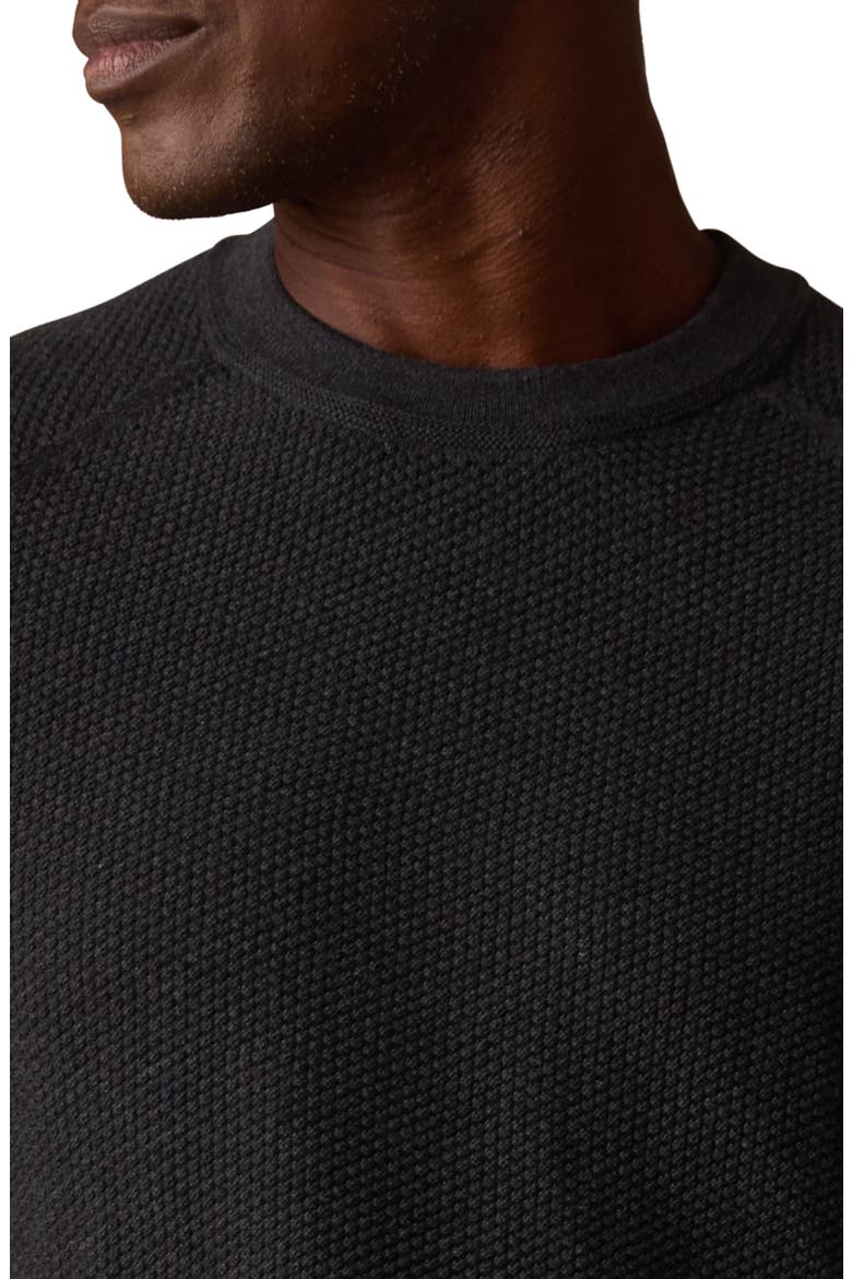 Coolmax Cotton Blend Sweater, Alternate, color, CHARCOAL