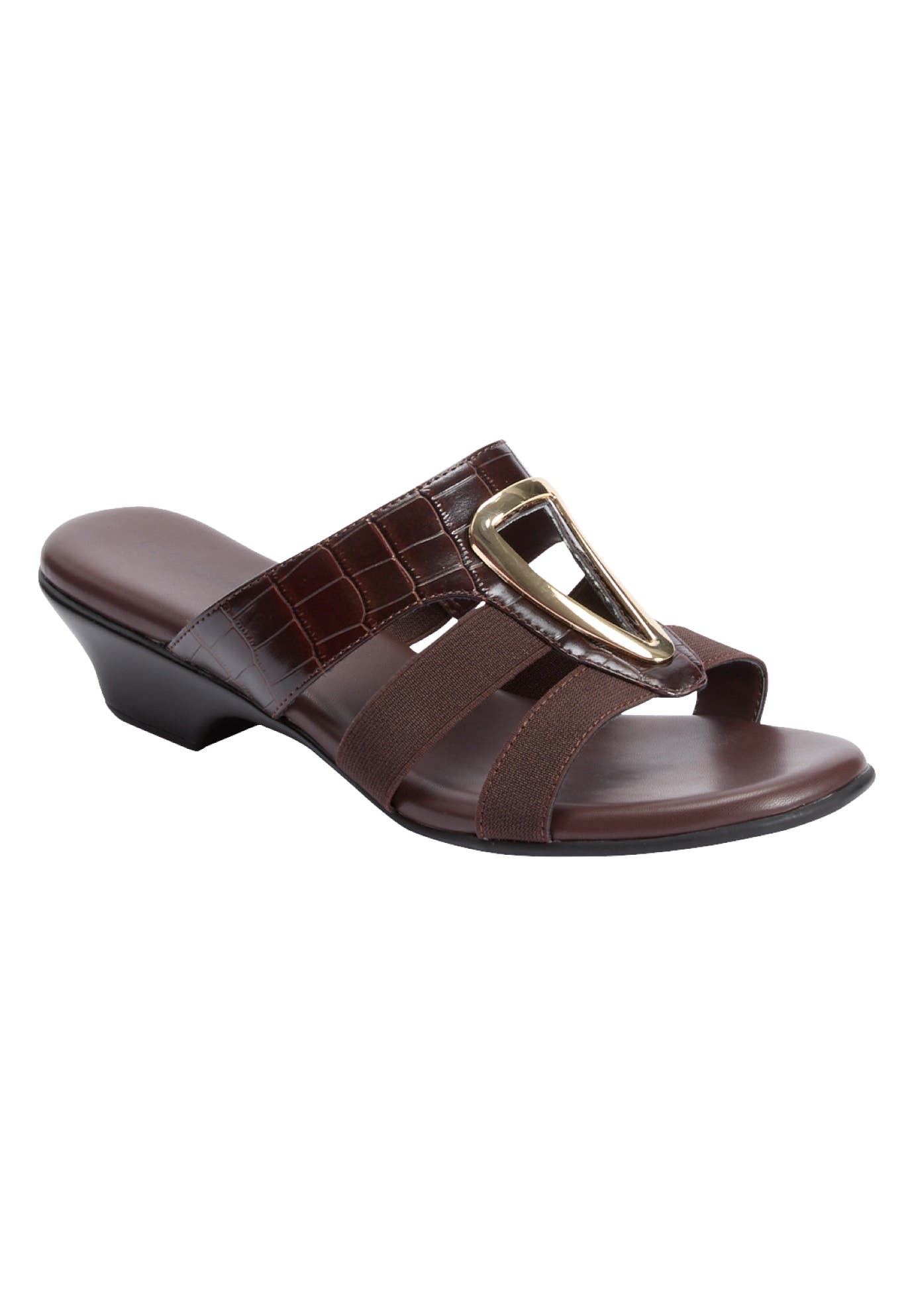 The Casey Slip On Mule, Main, color, CHOCOLATE