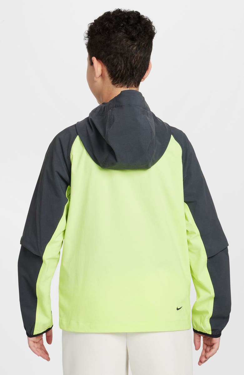 Nike Tech Hooded Performance Zip Jacket, Alternate, color, Lemon Twist/ Anthracite/ Black