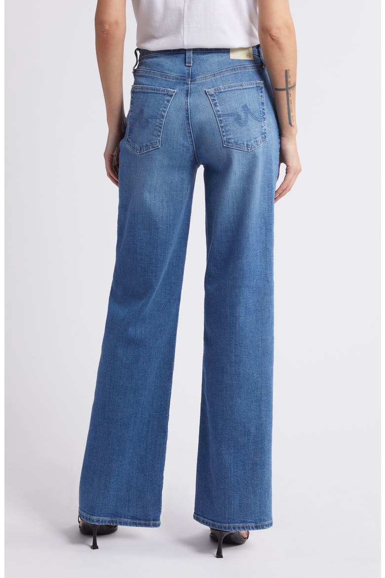 Kora High Waist Wide Leg Jeans, Alternate, color, FORTUNATE