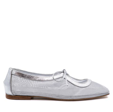 Amelia Clear Mesh Ballet Flat