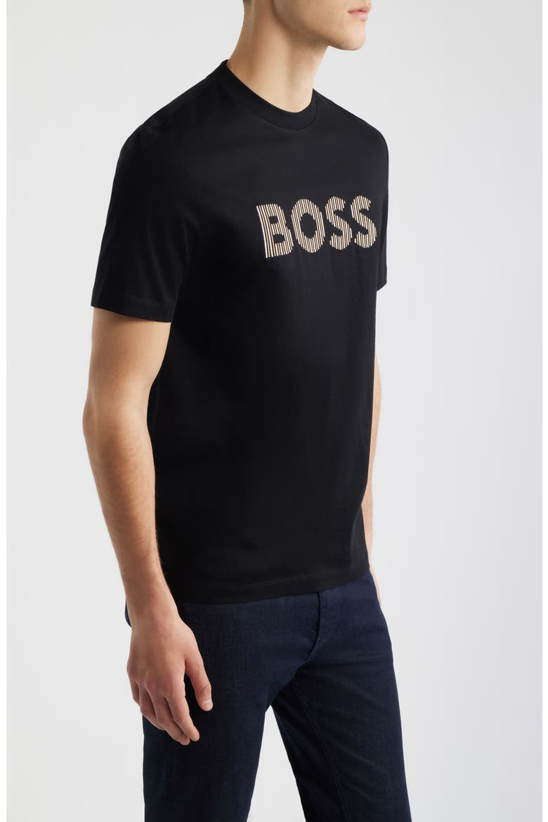 Thompson Cotton Graphic T-Shirt, Alternate, color, BLACK