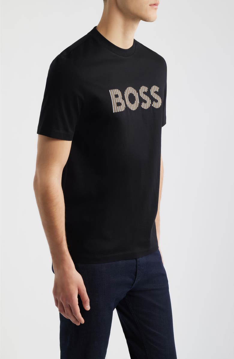 BOSS Thompson Cotton Graphic T-Shirt, Alternate, color, Black