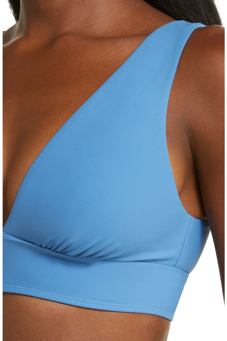 Amelia Longline Bikini Top, Alternate, color, DELFT BLUE