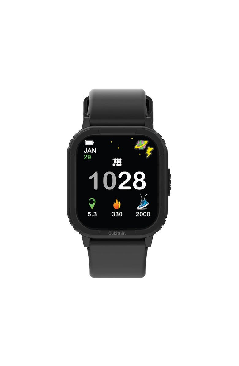 Cubitt Jr. Smartwatch Fitness Tracker, Main, color, Black