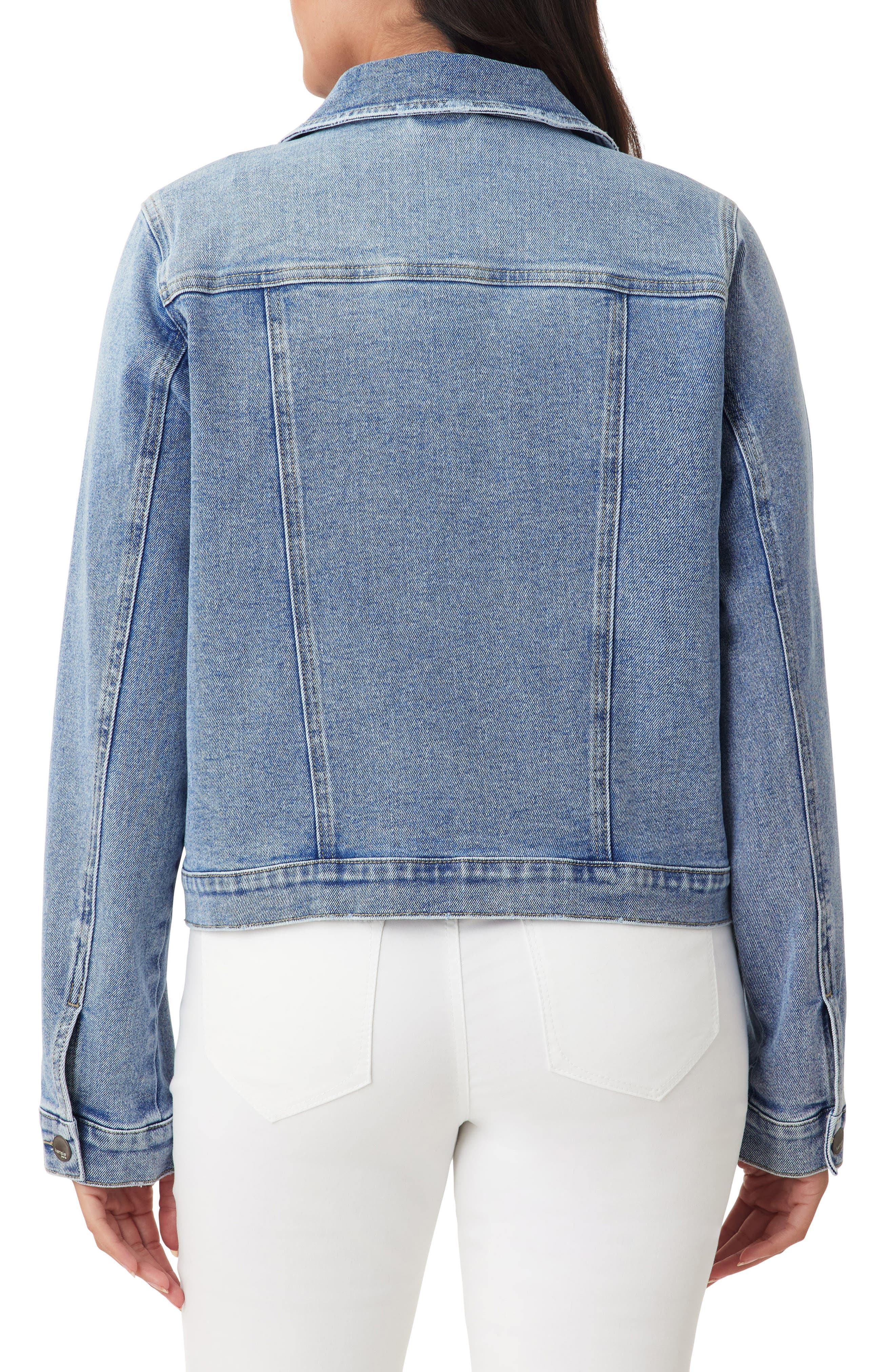 New Forever Crop Denim Jacket - image 2