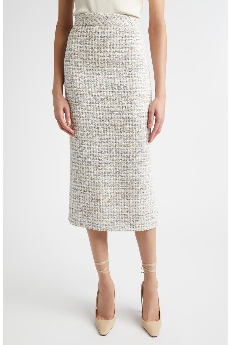 Côte d'Azure Tweed Midi Pencil Skirt (Women) | Nordstrom