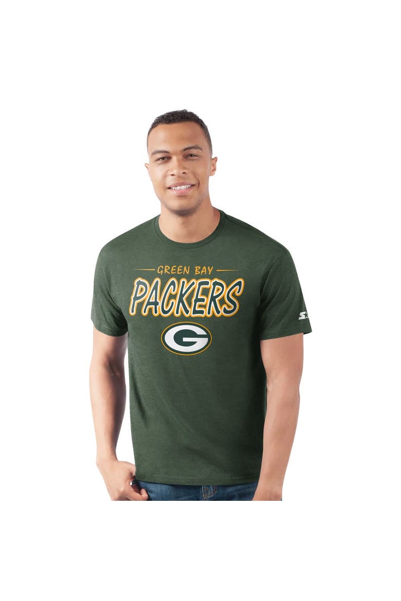 Men's Starter  Green Green Bay Packers Prime Time T-Shirt, Main, color, Green