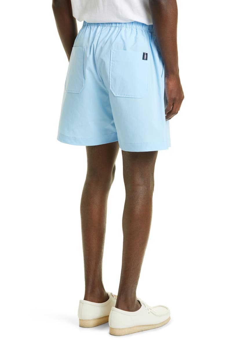 Relaxed Fit Water Repellent Plain Captain Shorts, Alternate, color, BLUE