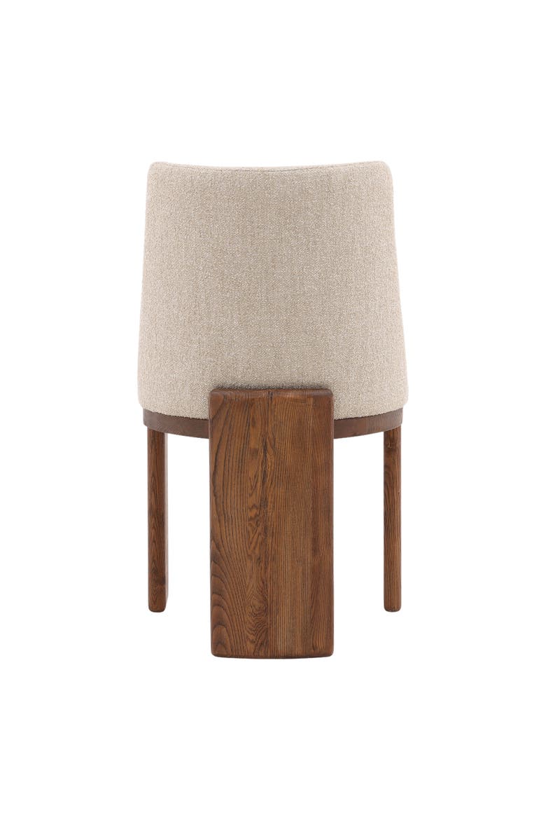 Esmée Boucle Dining Chair, Alternate, color, Brown