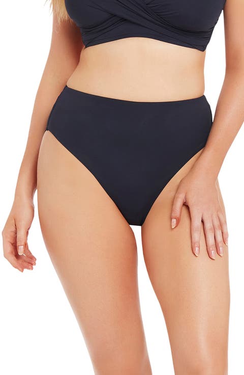 Retro High Waist Bikini Bottoms