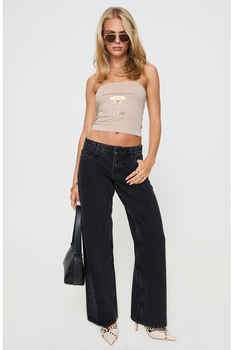 Ellanor Slouch Jeans, Alternate, color, BLACK