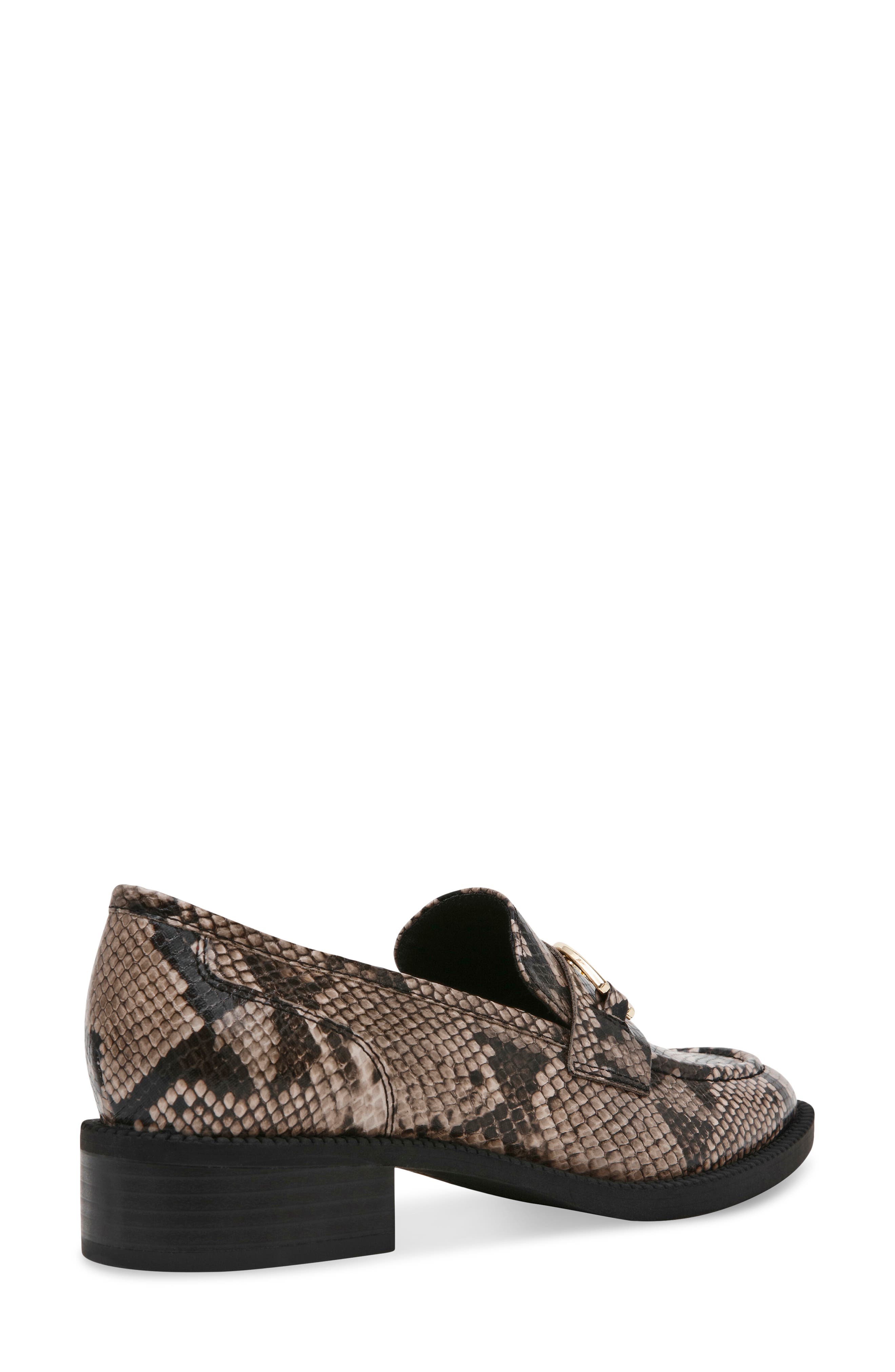 Korrie Bit Loafer, Alternate, color, NATURAL/ BLACK EMBOSSED