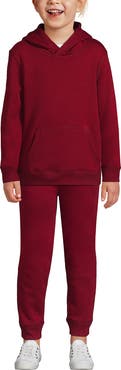 Lands' End School Uniform Kids Hooded Pullover Sweatshirt