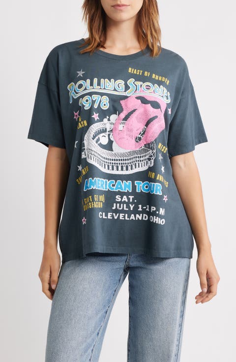 Rolling Stone 1978 American Tour Graphic T-Shirt