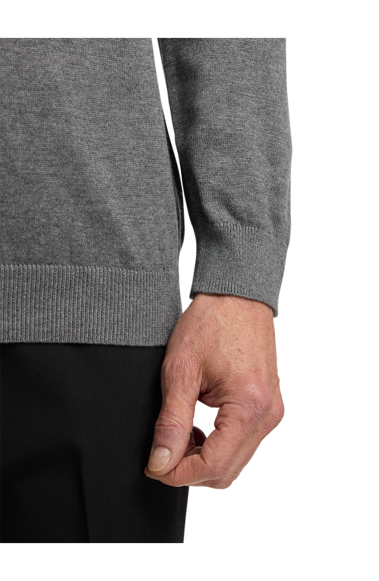 Paul Fredrick Supima Cotton Turtleneck, Alternate, color, Medium Grey