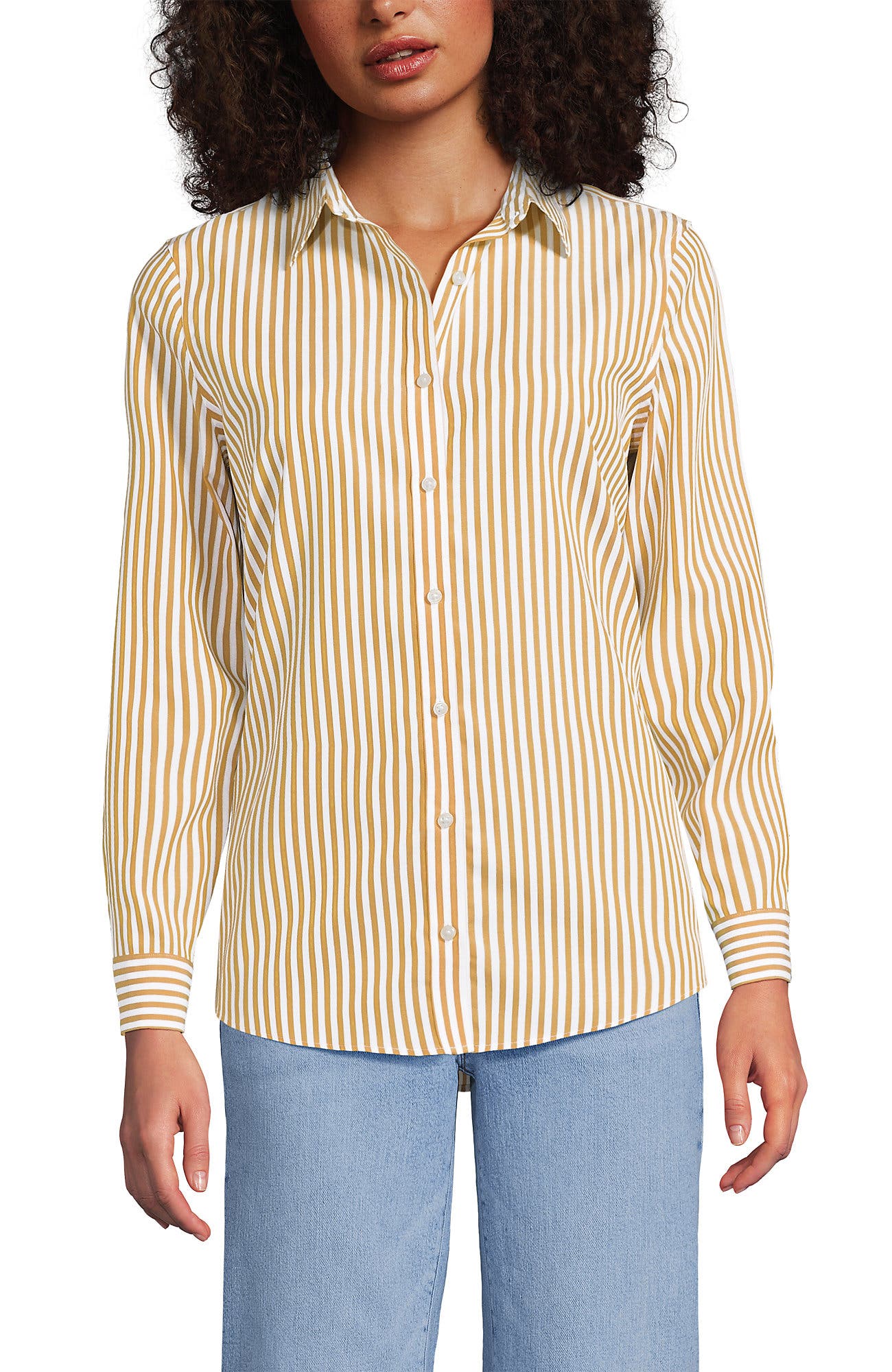 selected Dijon Gold/White Stripe