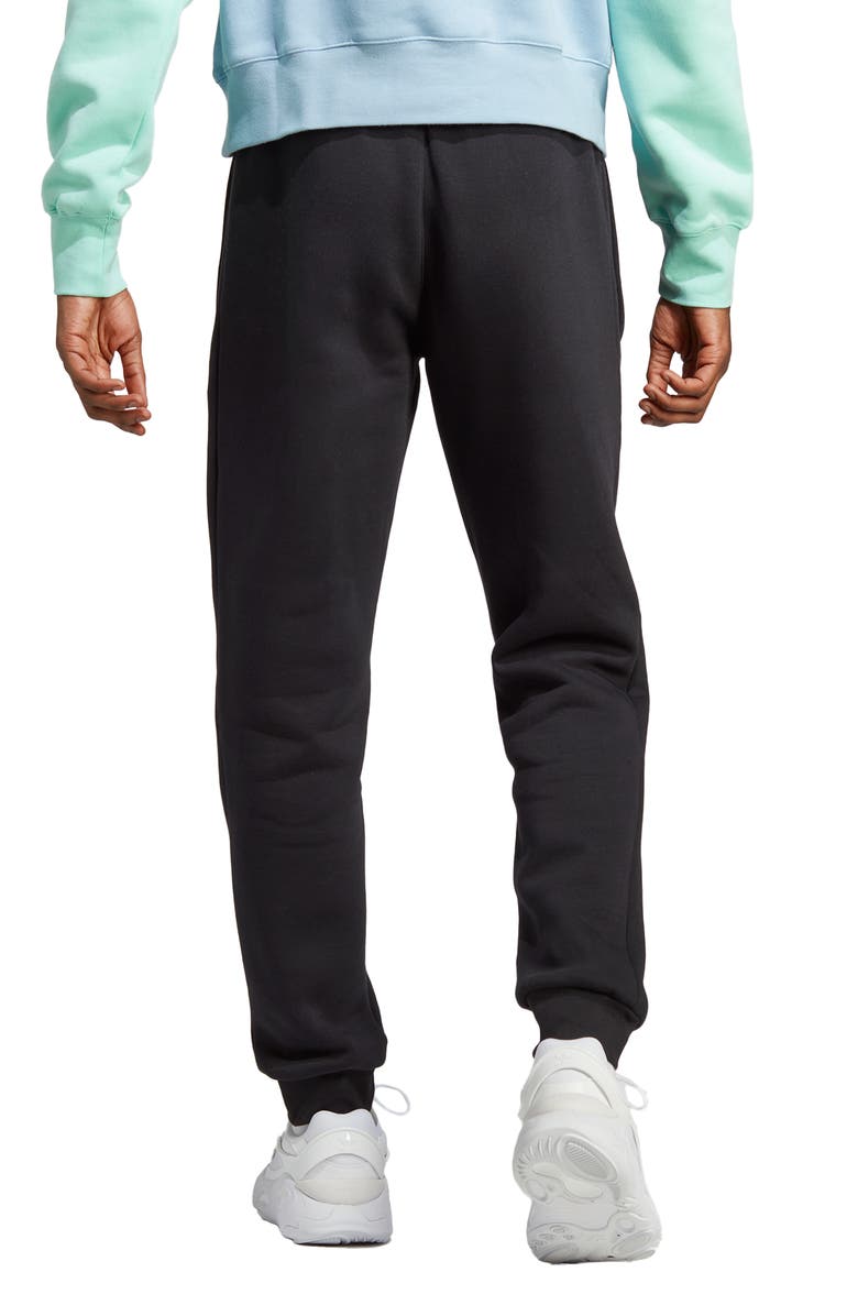 adidas Trefoil Slim Fit Cotton Blend Sweatpants, Alternate, color, 