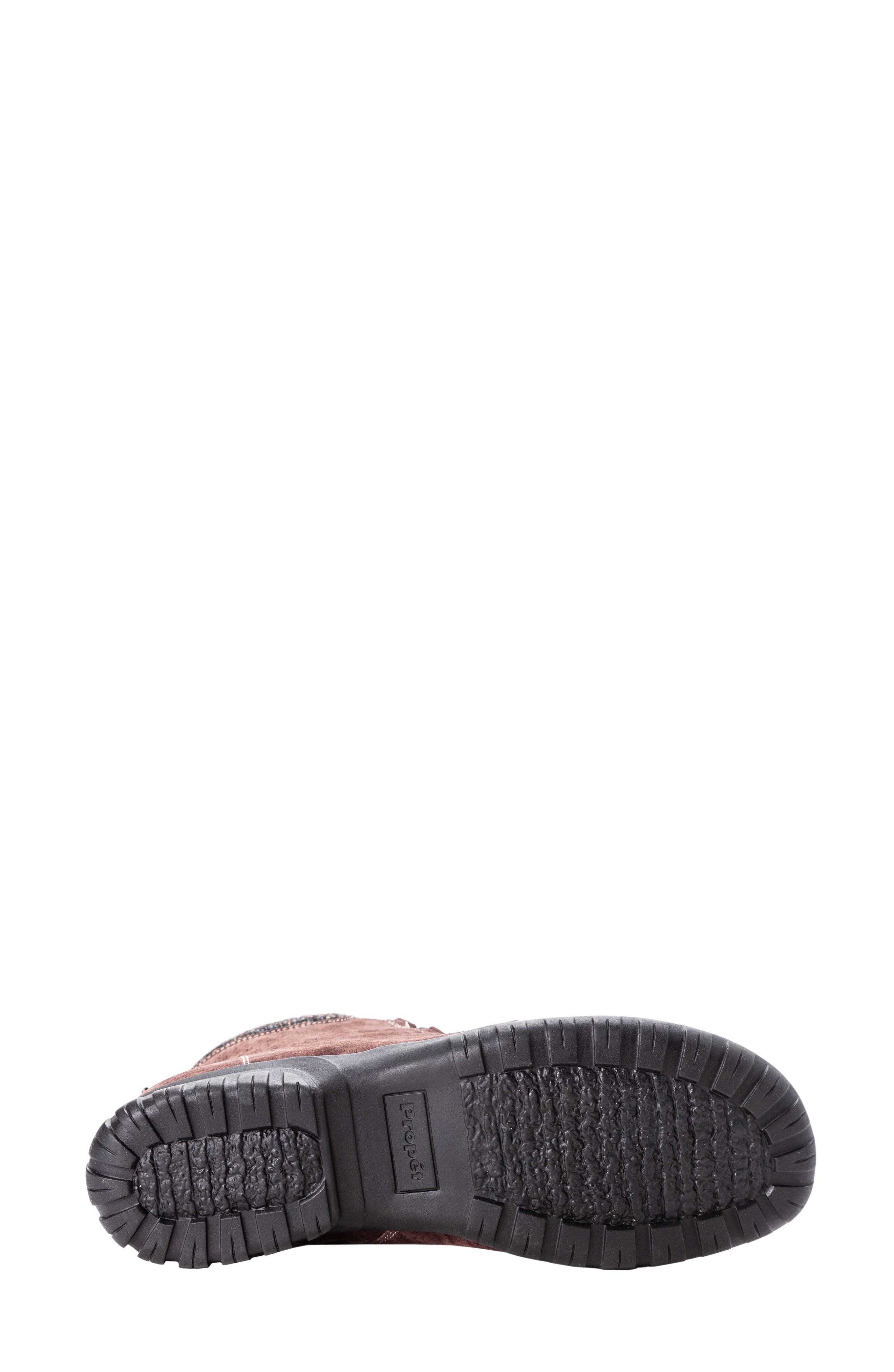 Delaney Water Resistant Bootie, Alternate, color, BROWN