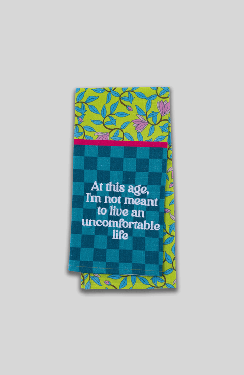 Uncomfortable Life Dish Towel