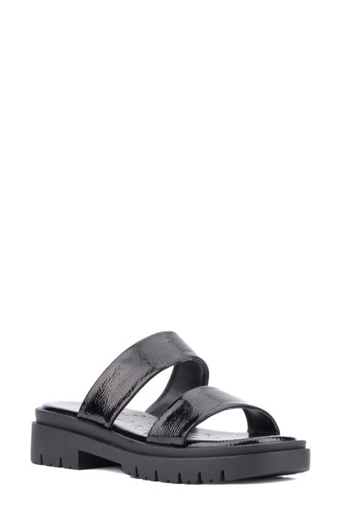Tempting Platform Slide Sandal (Women)