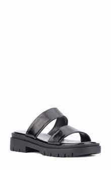 OLIVIA MILLER Tempting Platform Slide Sandal