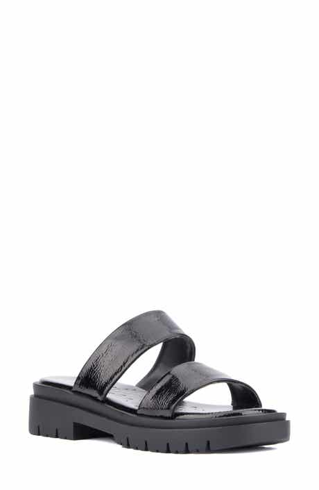 OLIVIA MILLER Tempting Platform Slide Sandal