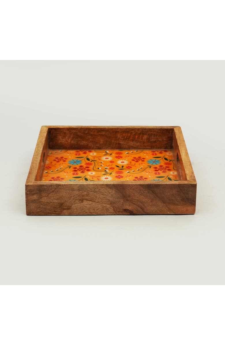 Mela Artisans Sunburst Bloom Inlay Tray, Alternate, color, Sunburst